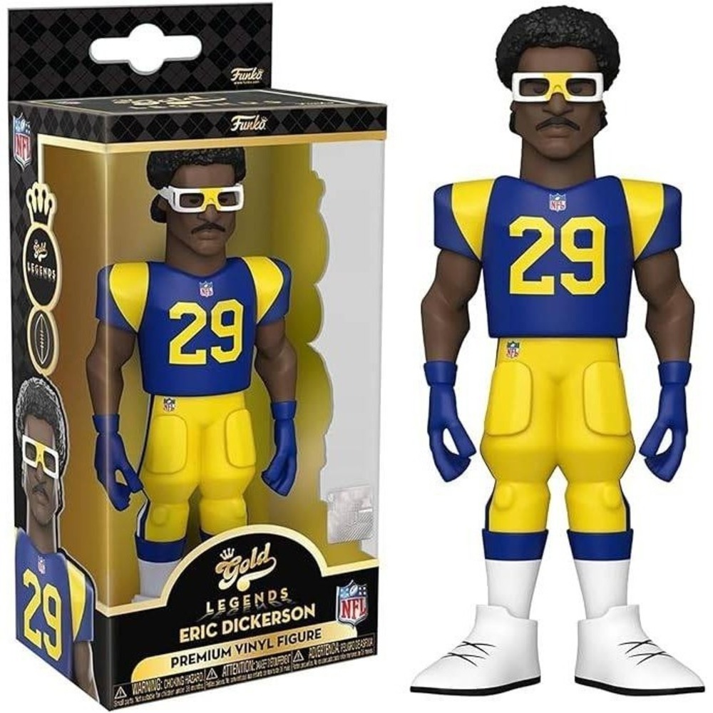 Funko NFL Gold Legends Eric Dickerson Vinyl Figure Los‎ Angeles Rams #29